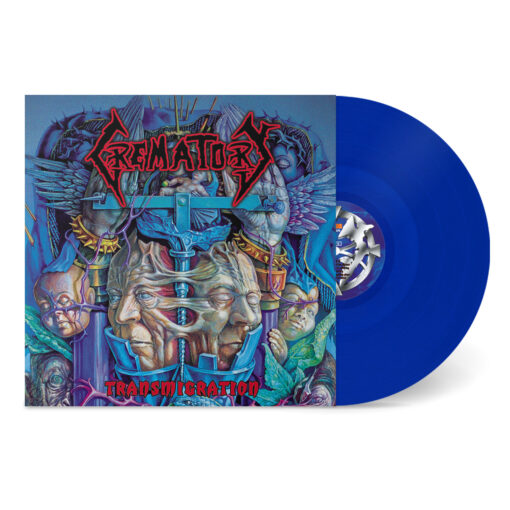 2025 Crematory Transmigration Suffering Blue Marbled vinyl mockup
